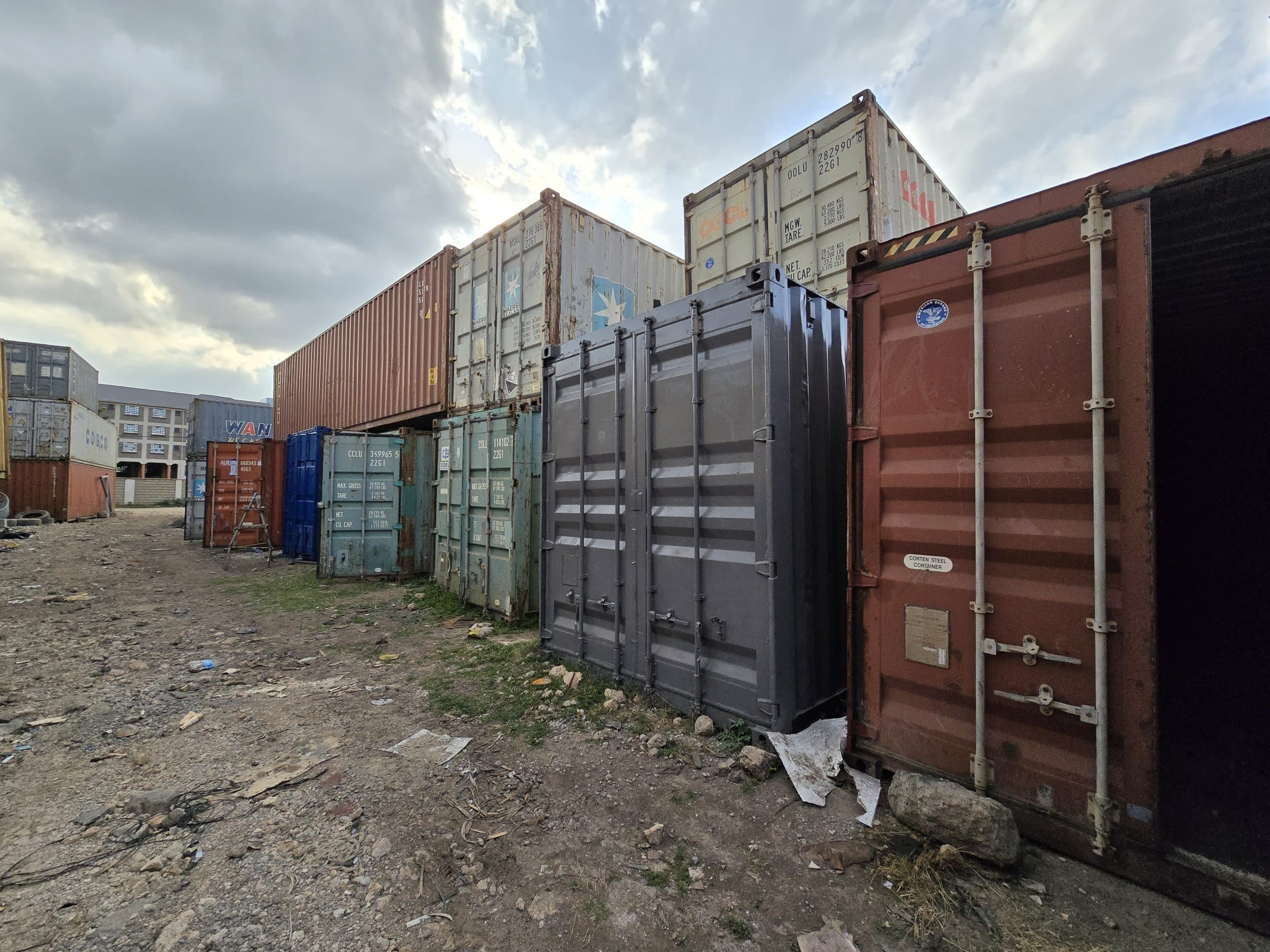 Dry shipping container Kenya 2