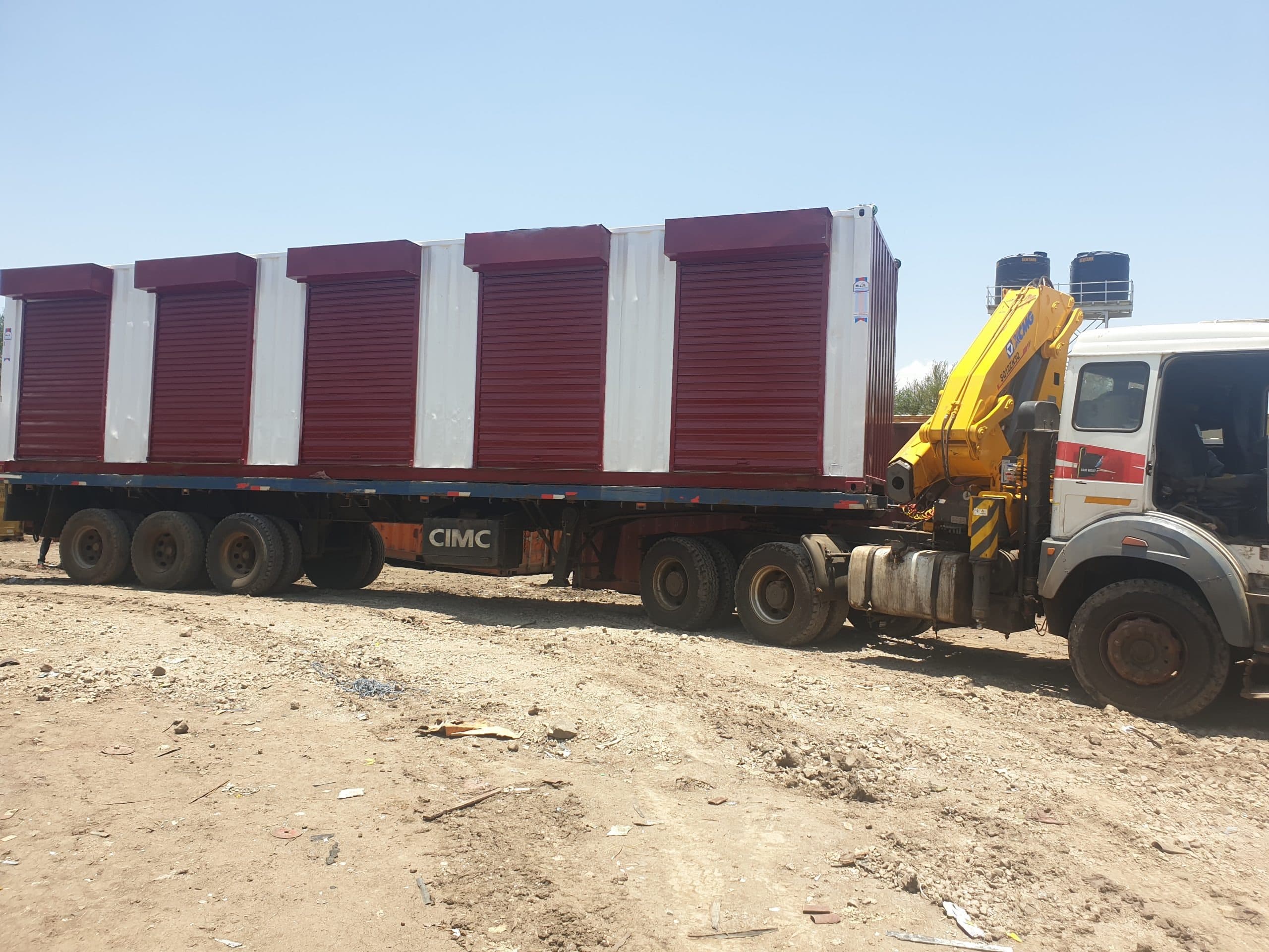 Container transport crane Kenya 5